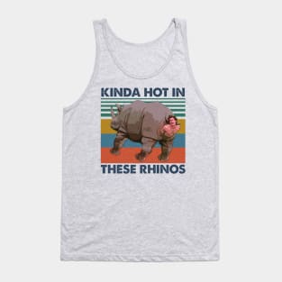 Retro Kinda Hot In These Rhinos Tank Top